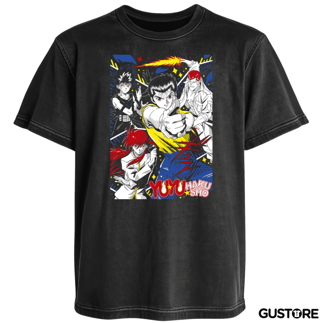 Polera desgastada Yu Yu Urameshi N