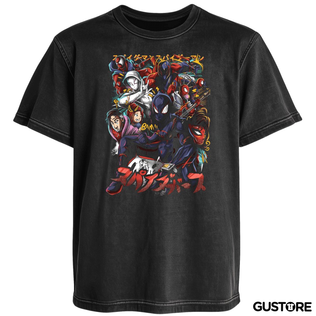 Polera desgastada In to the Spiderverse