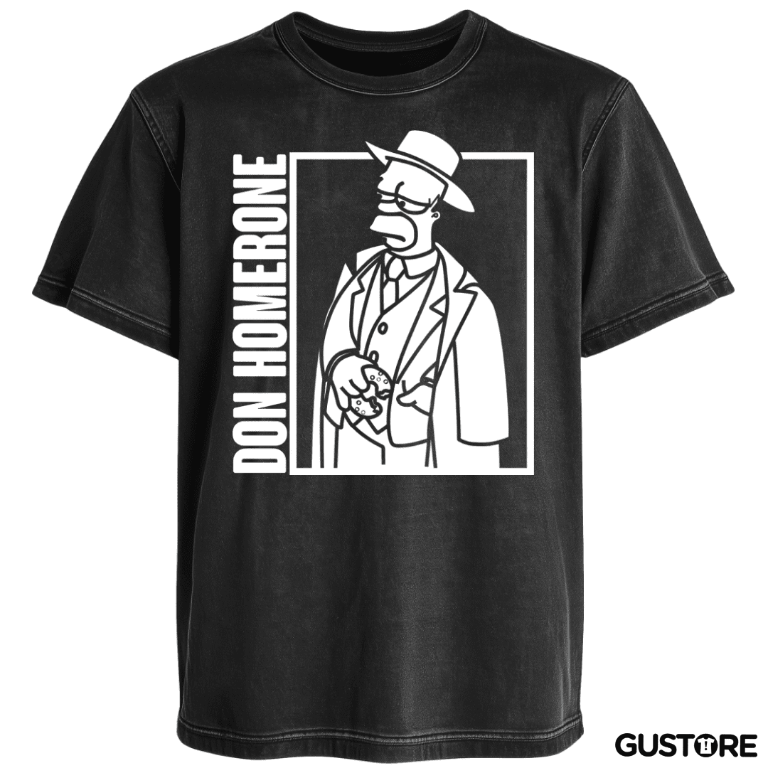 Polera desgastada Don Homerone