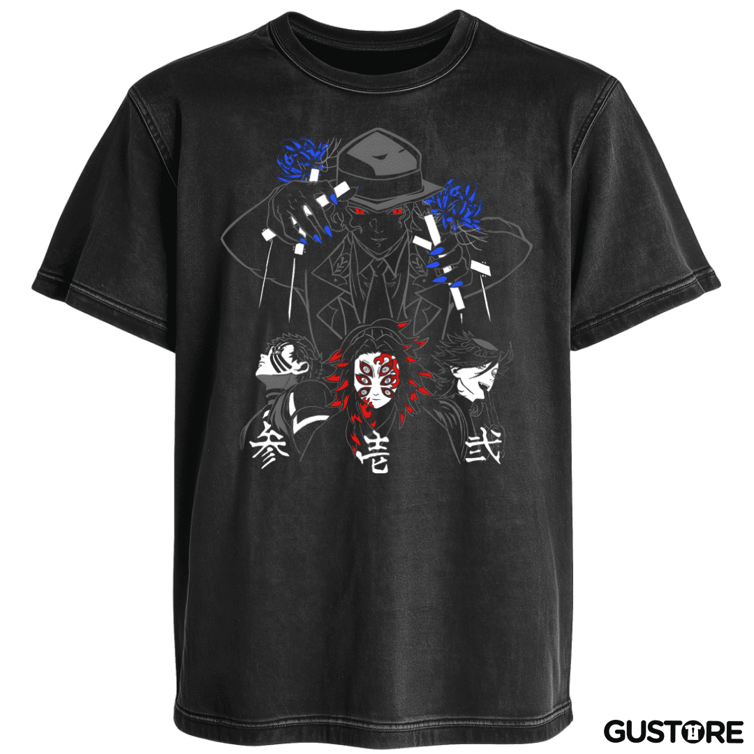 Polera desgastada Muzan y las Lunas Superiores