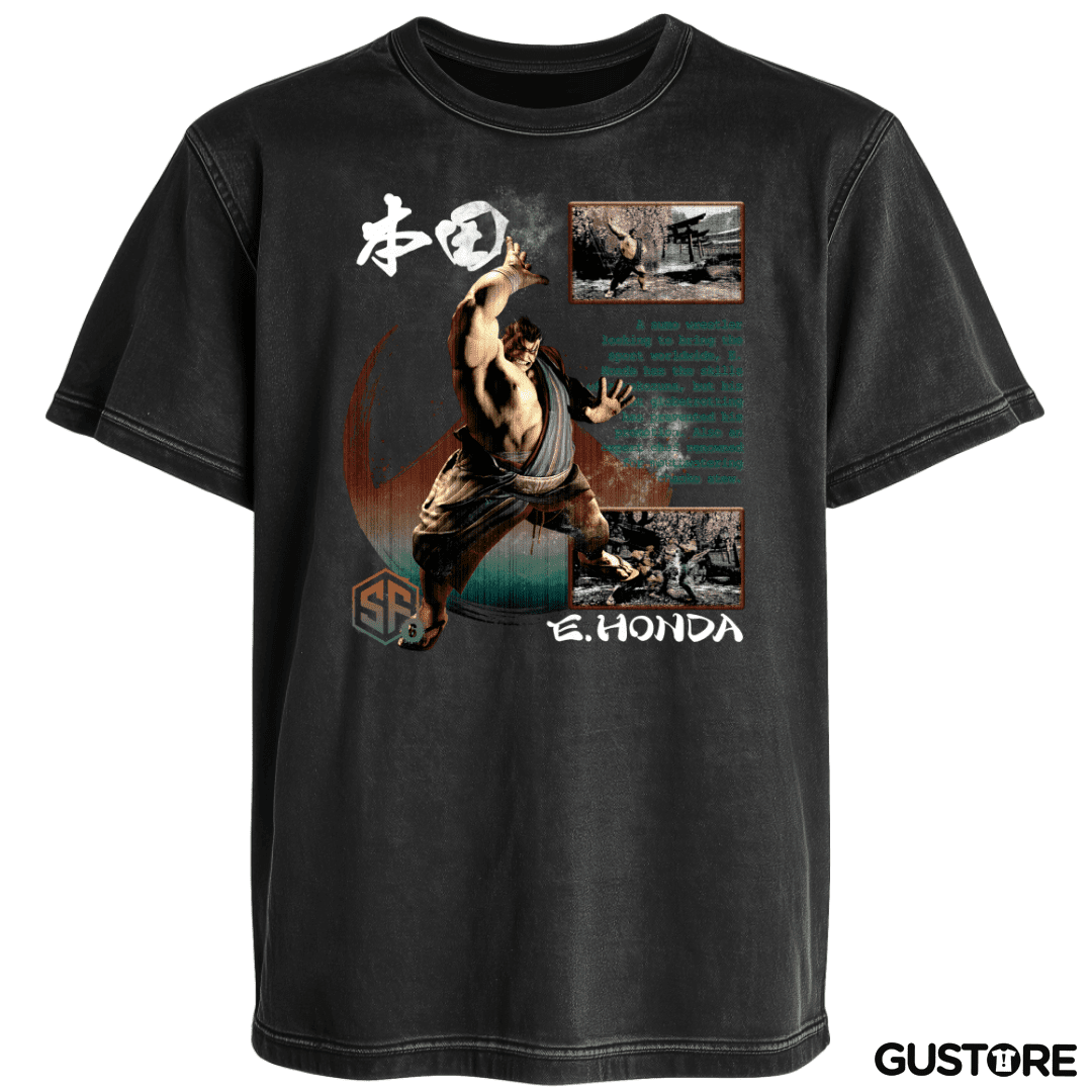 Polera desgastada SF6 E Honda