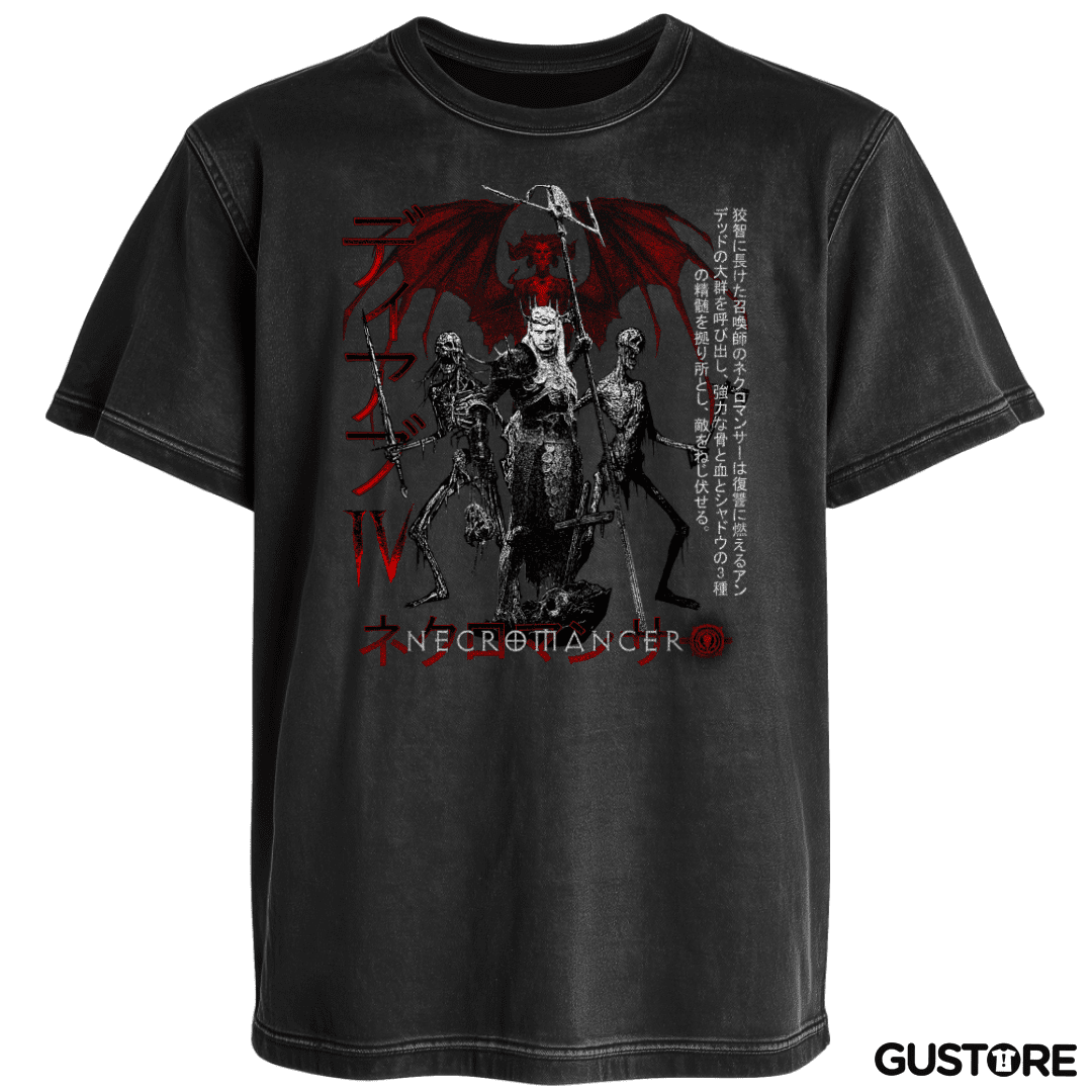 Polera desgastada DIV Necromancer
