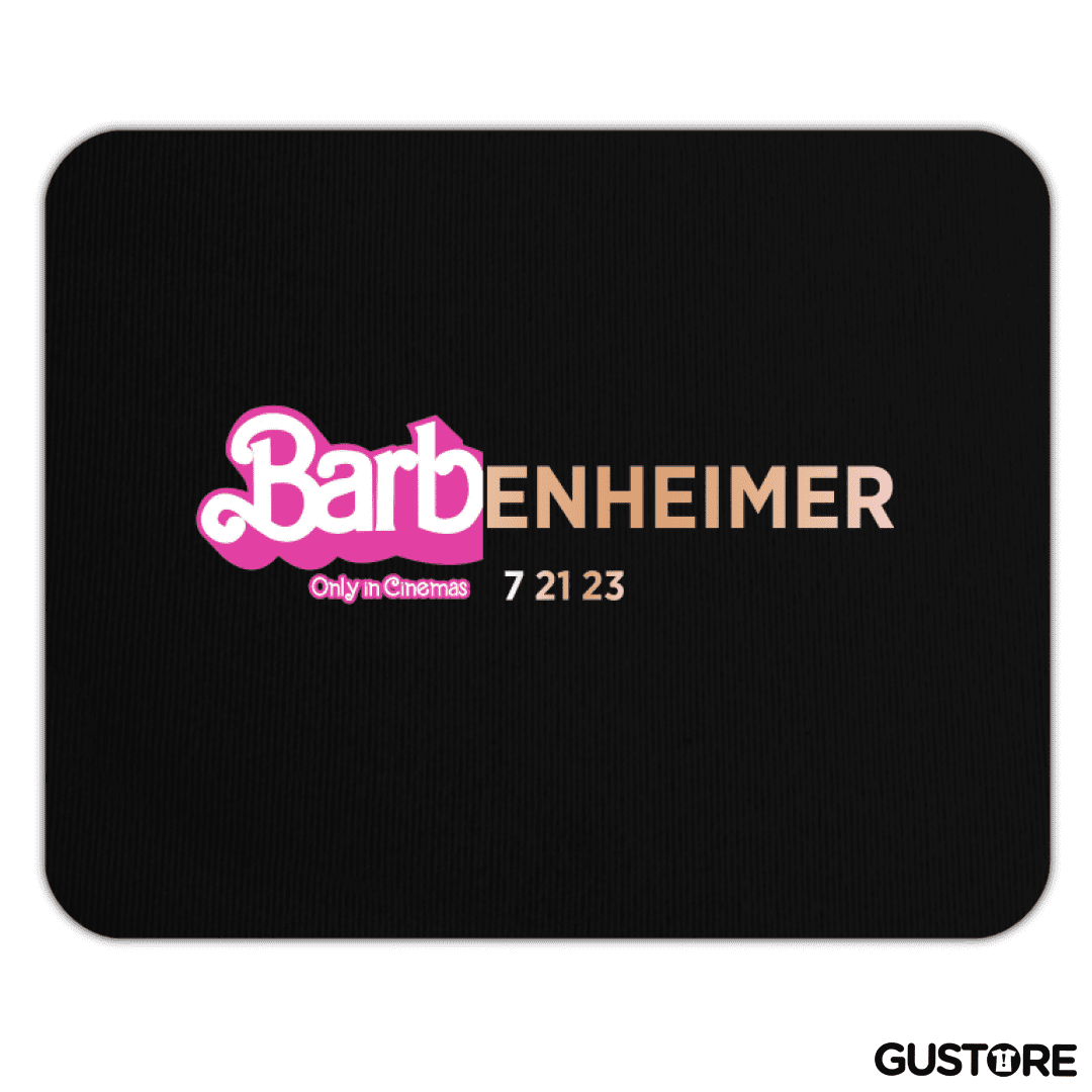 Mousepad Barbenheimer Only in Cinemas