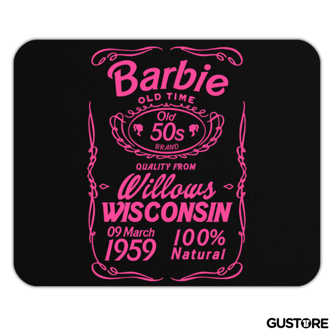 Mousepad Barbie old time