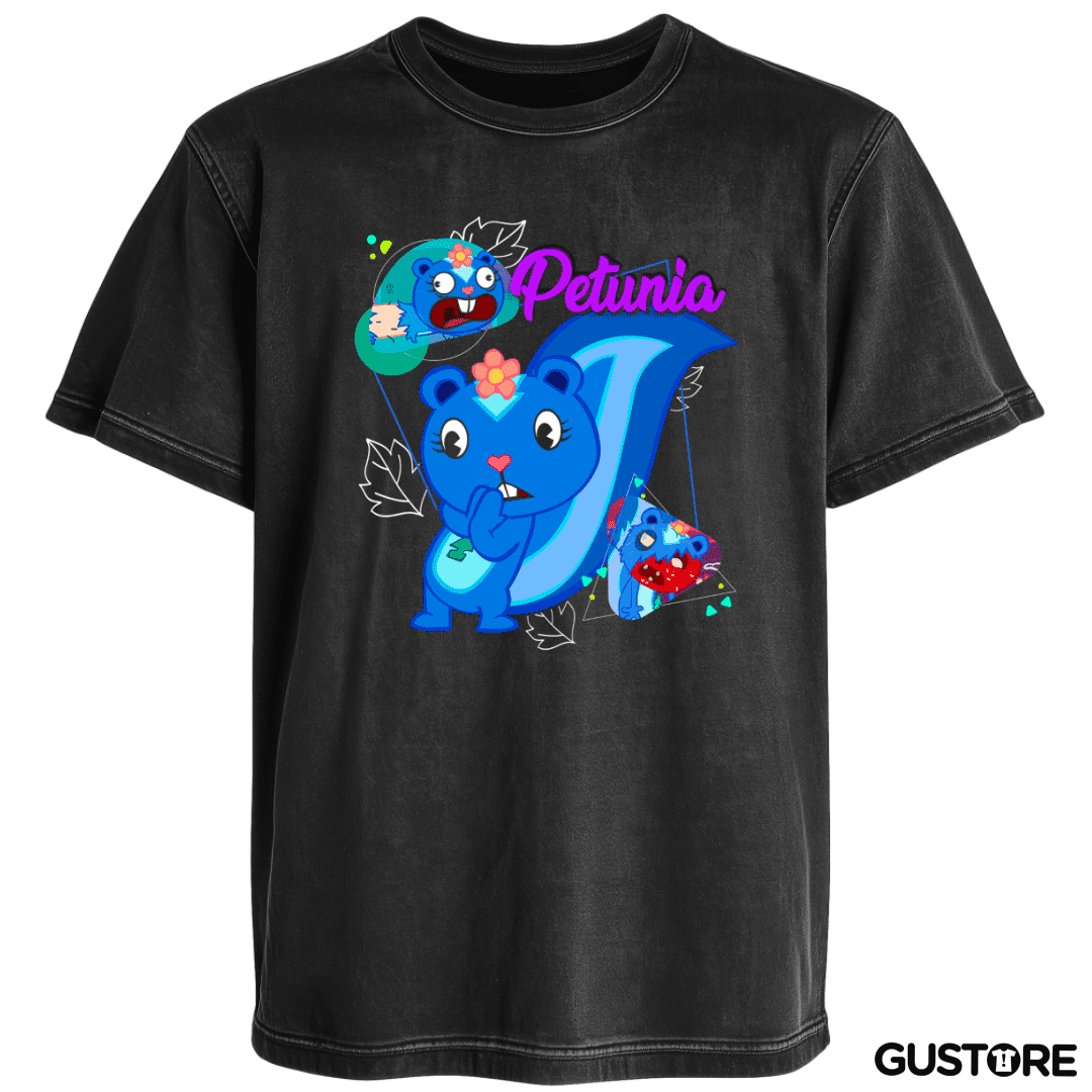 Polera desgastada Petunia
