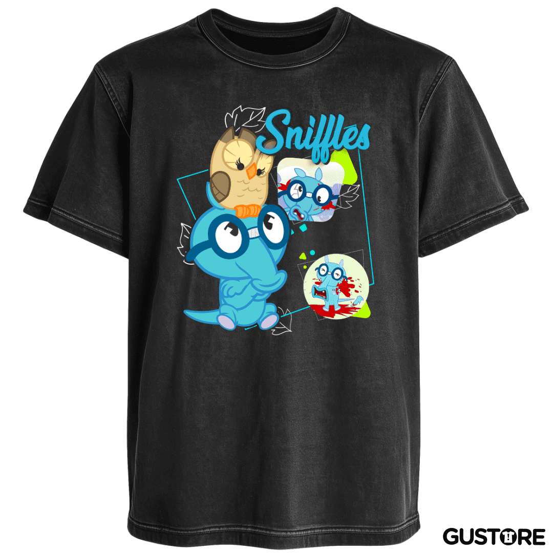 Polera desgastada Sniffles