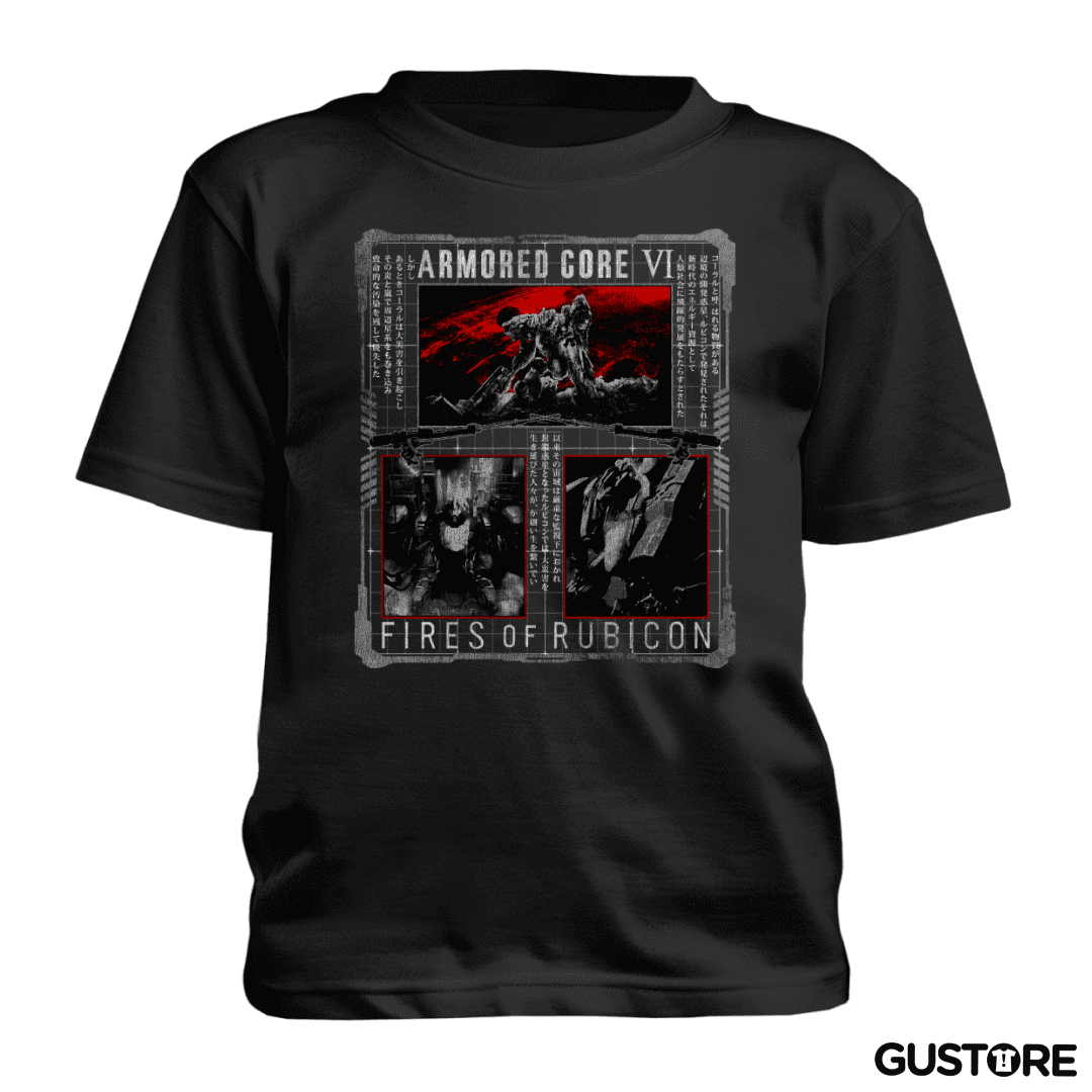 Polera de niño Armored Core IV Fires of Rubicon
