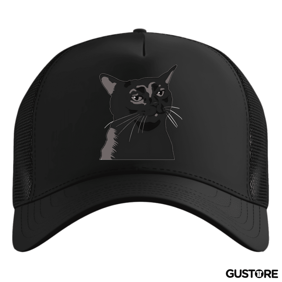 Gorro Gatito Negro MEME