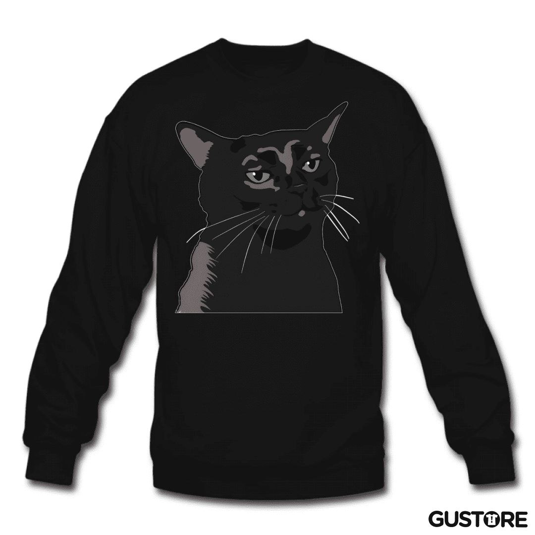 Poleron polo Gatito Negro MEME