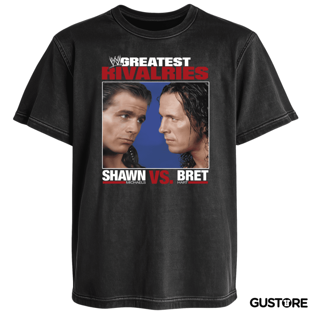 Polera desgastada Shawn vs Bret 