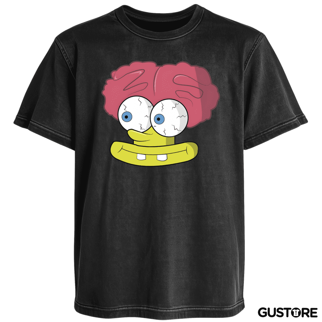 Polera desgastada Bob Cerebro Esponja