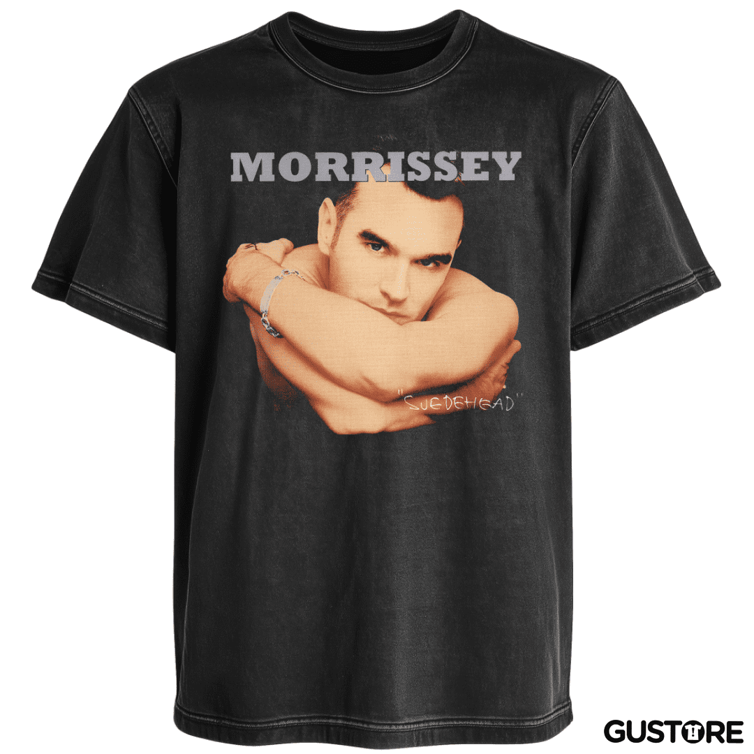 Polera desgastada Morrissey Suedehead