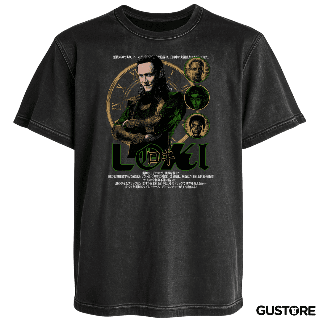 Polera desgastada JP LOKI