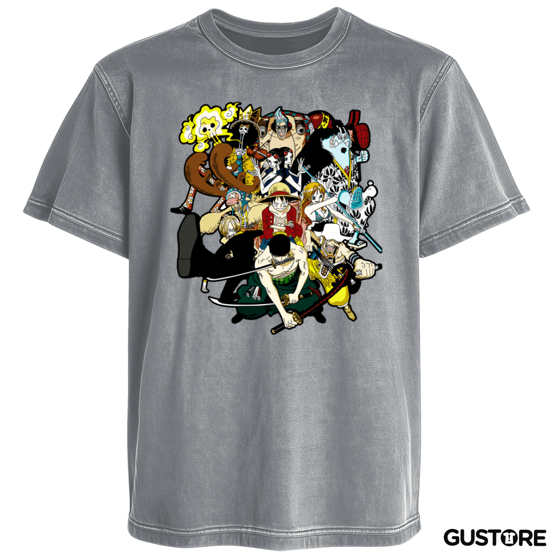 Polera desgastada Los piratas
