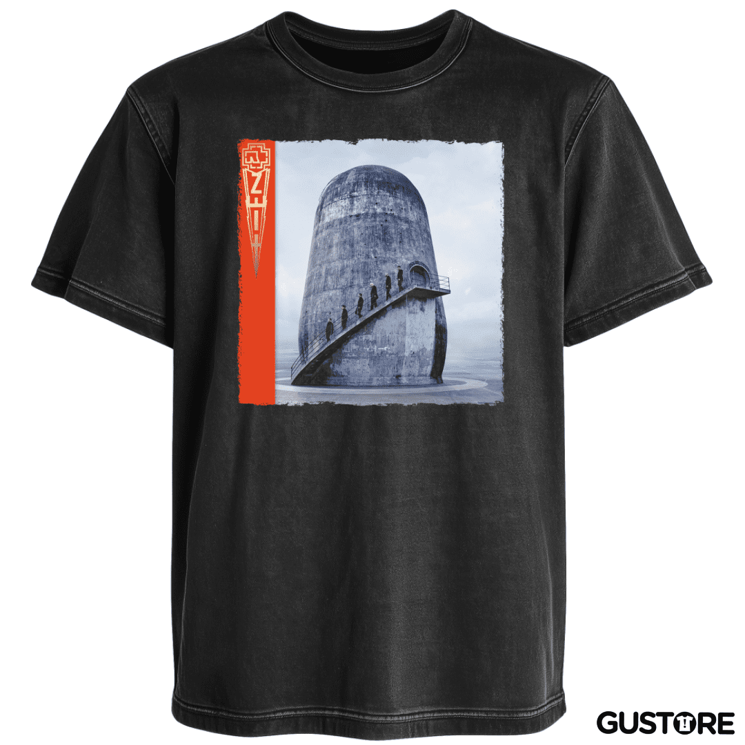 Polera desgastada Zeit - Rammstein