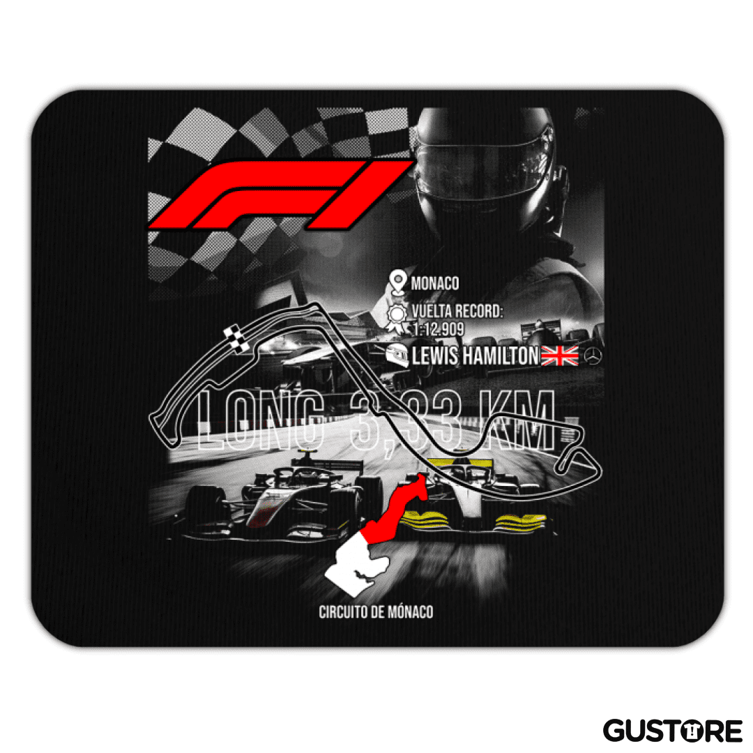 Mousepad F1 Circuito de monaco