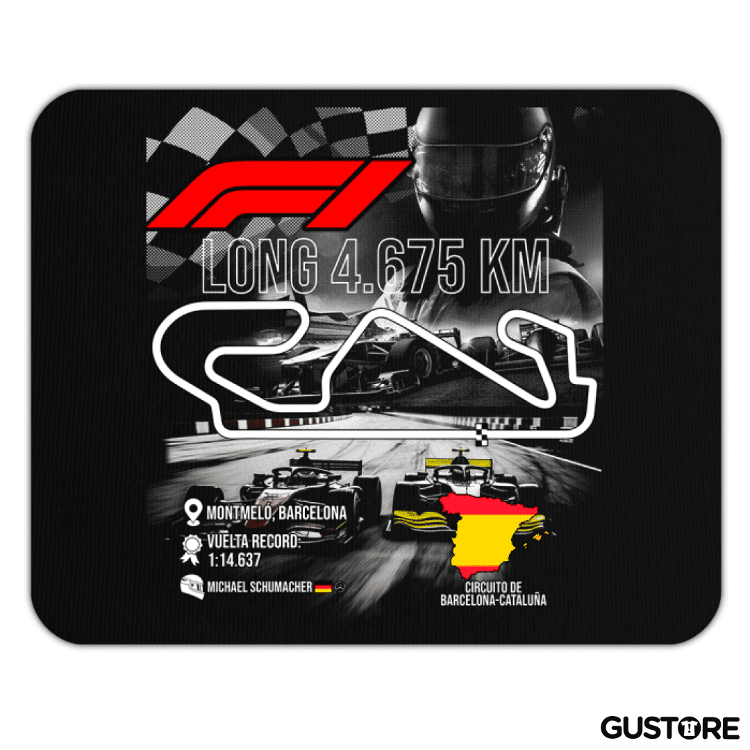 Mousepad F1 Circuito de Montmeló