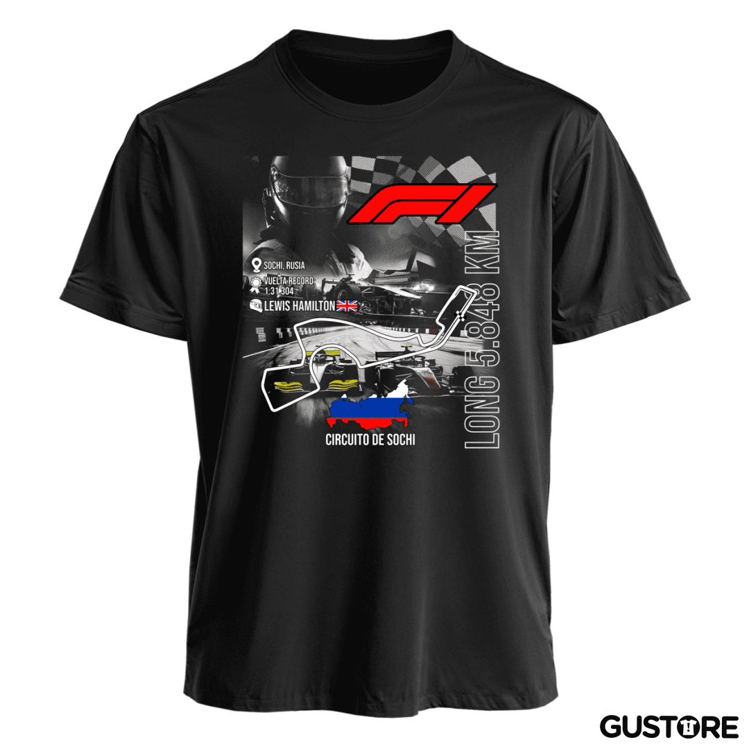 Polera F1 Circuito de Sochi
