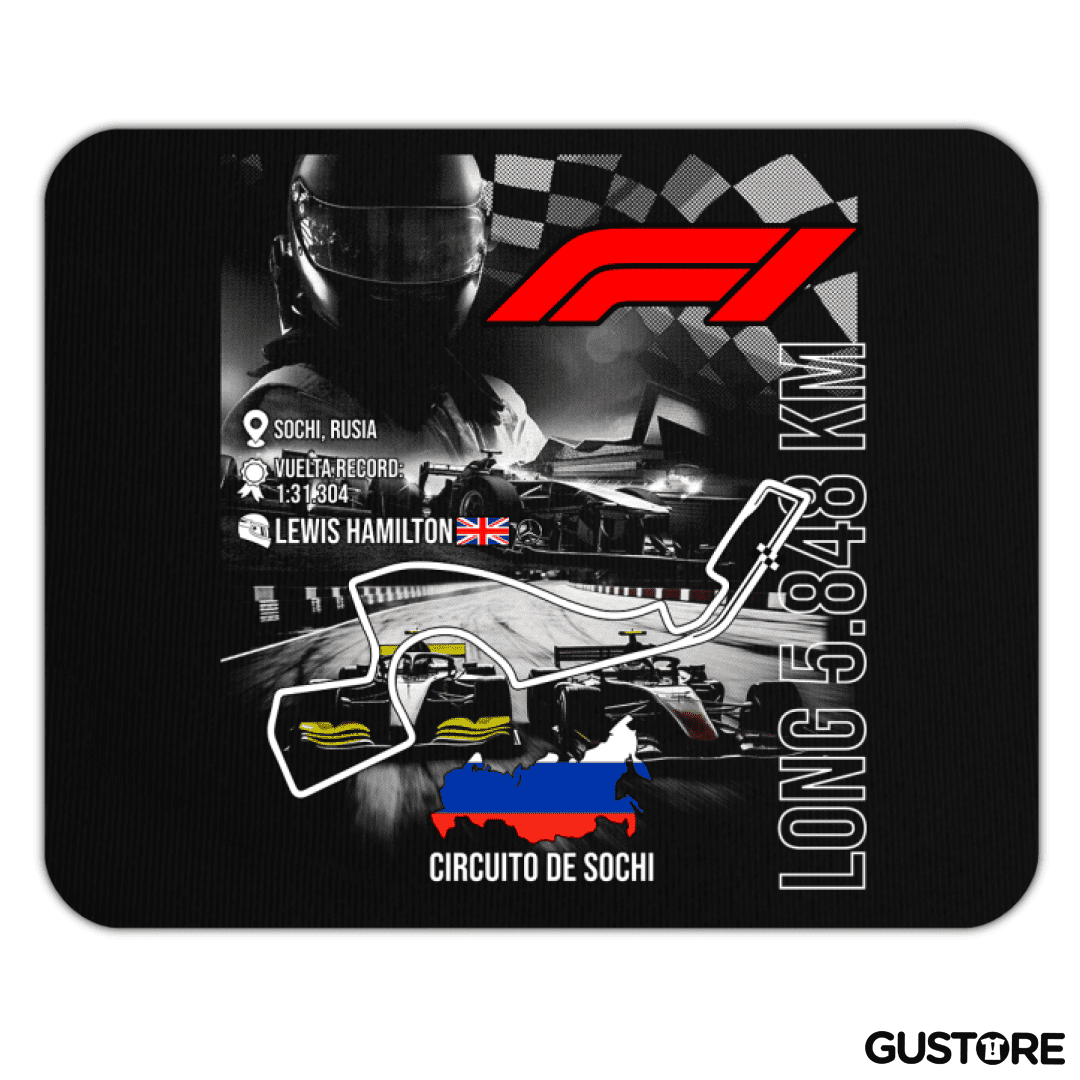 Mousepad F1 Circuito de Sochi