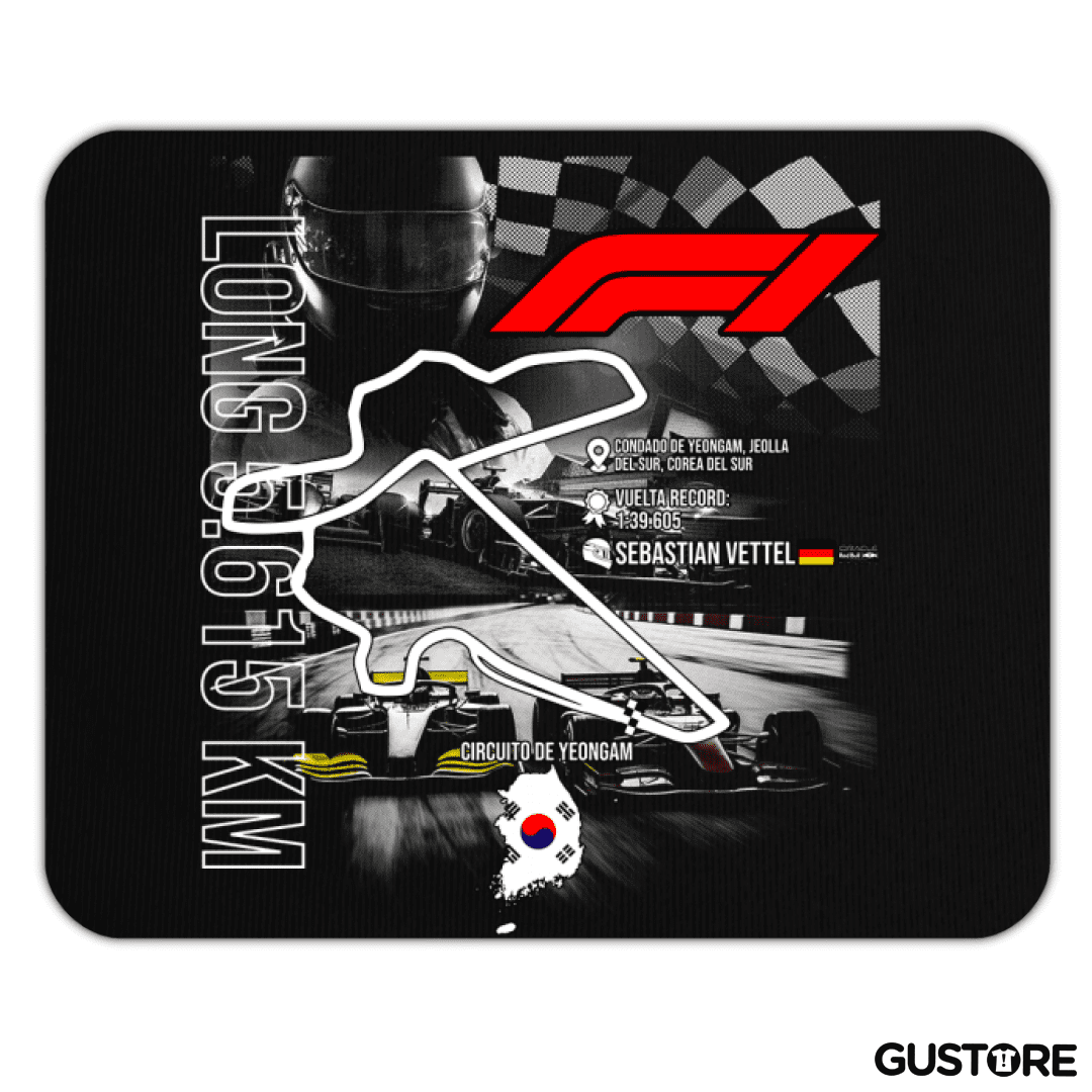 Mousepad F1 Circuito Yeongam