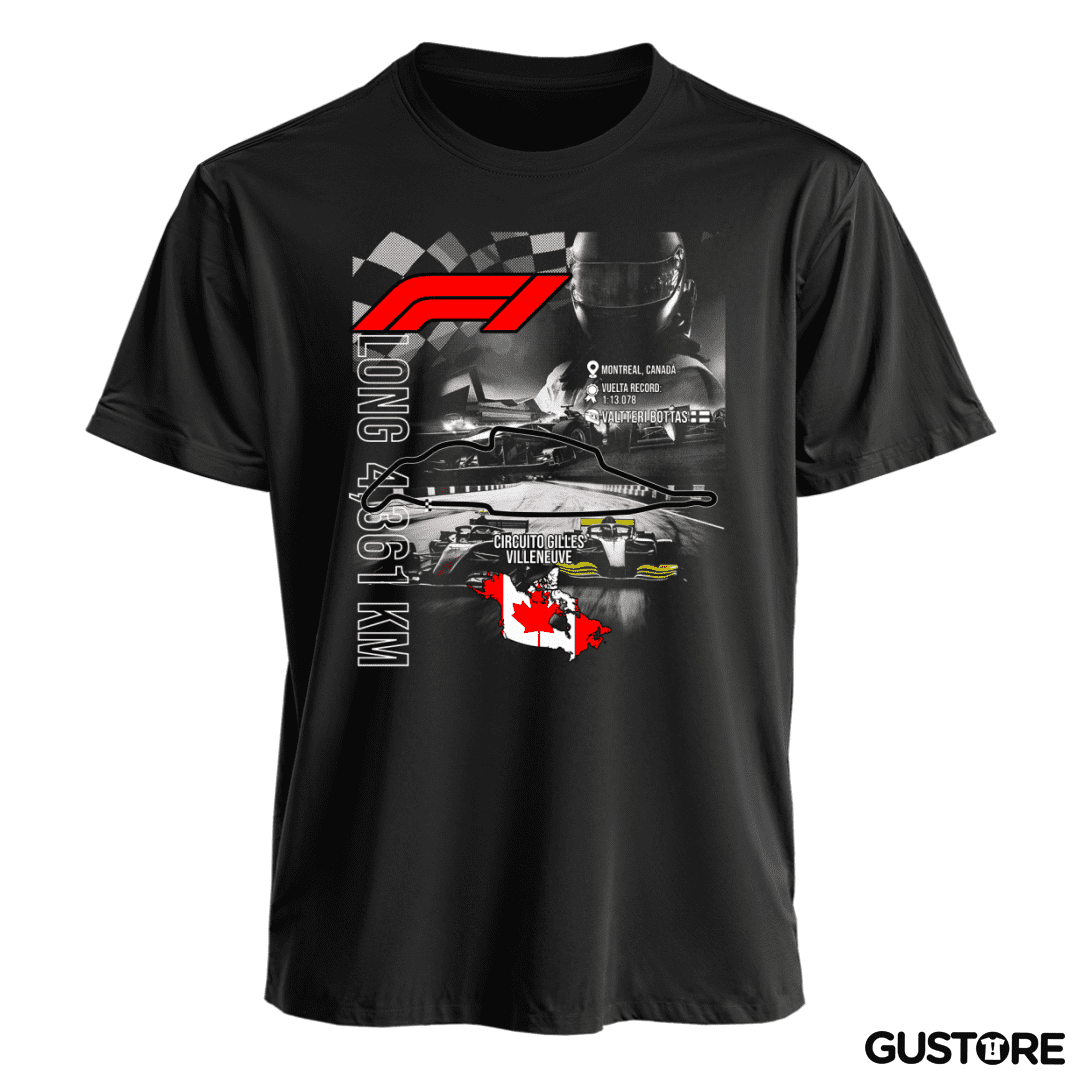 Polera F1 Circuito de Gilles Villeneuve