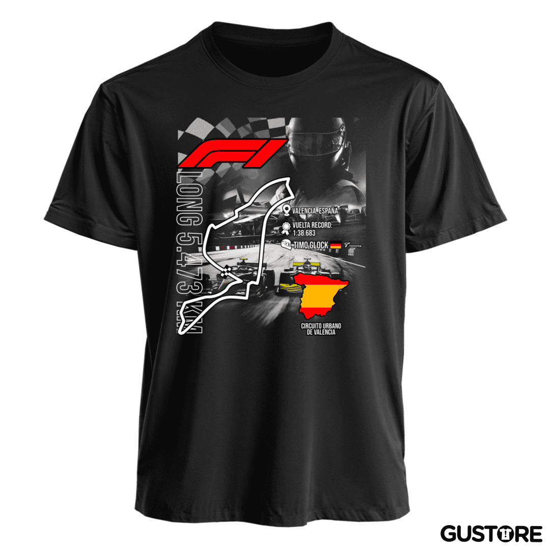 Polera F1 Circuito urbano de Valencia