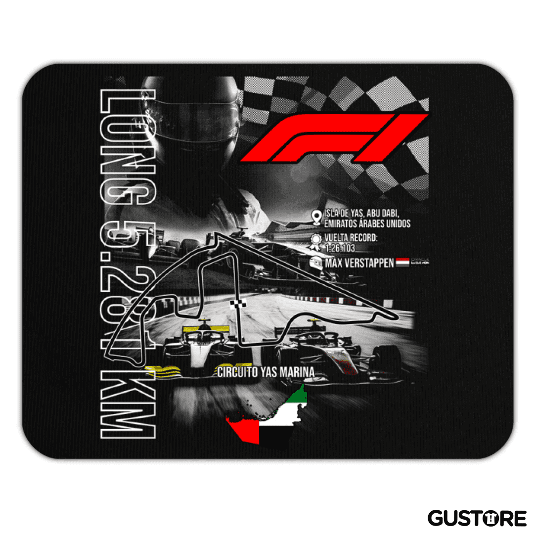 Mousepad F1 Circuito Yas Marina