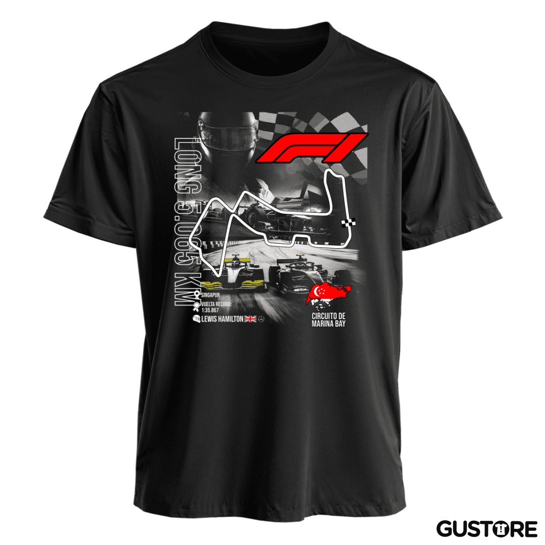 Polera F1 Circuito de Marina Bay