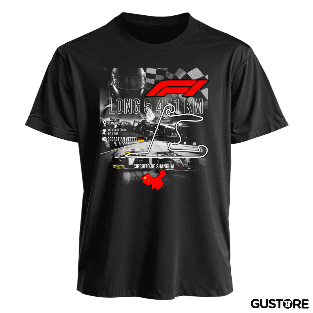 Polera F1 Circuito de Shanghai