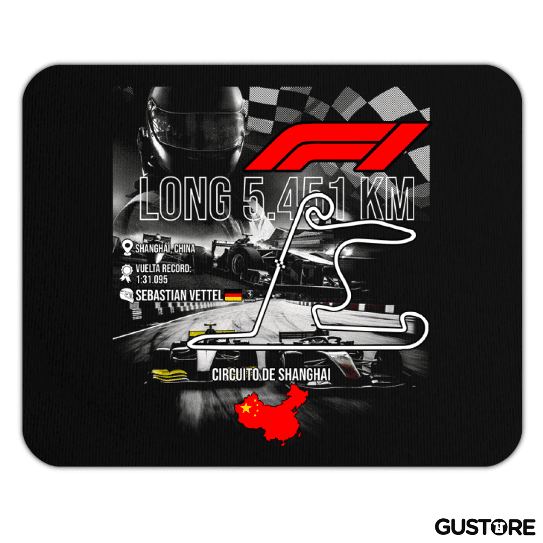 Mousepad F1 Circuito de Shanghai