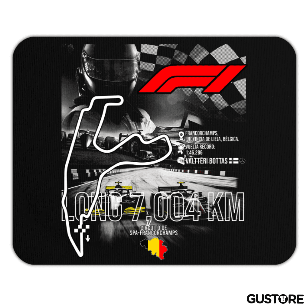 Mousepad F1 Circuito de Spa-Francorchamps