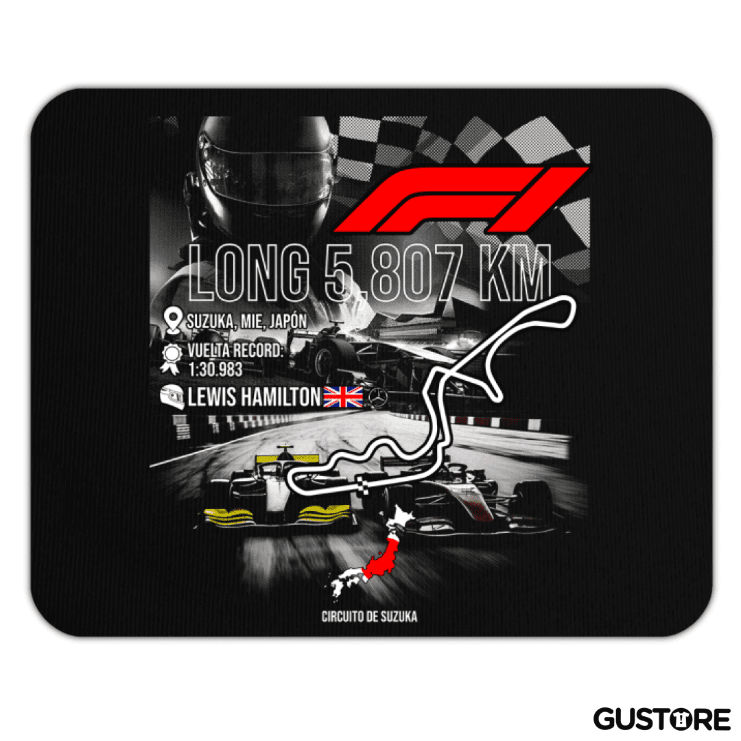 Mousepad F1 Circuito de Suzuka