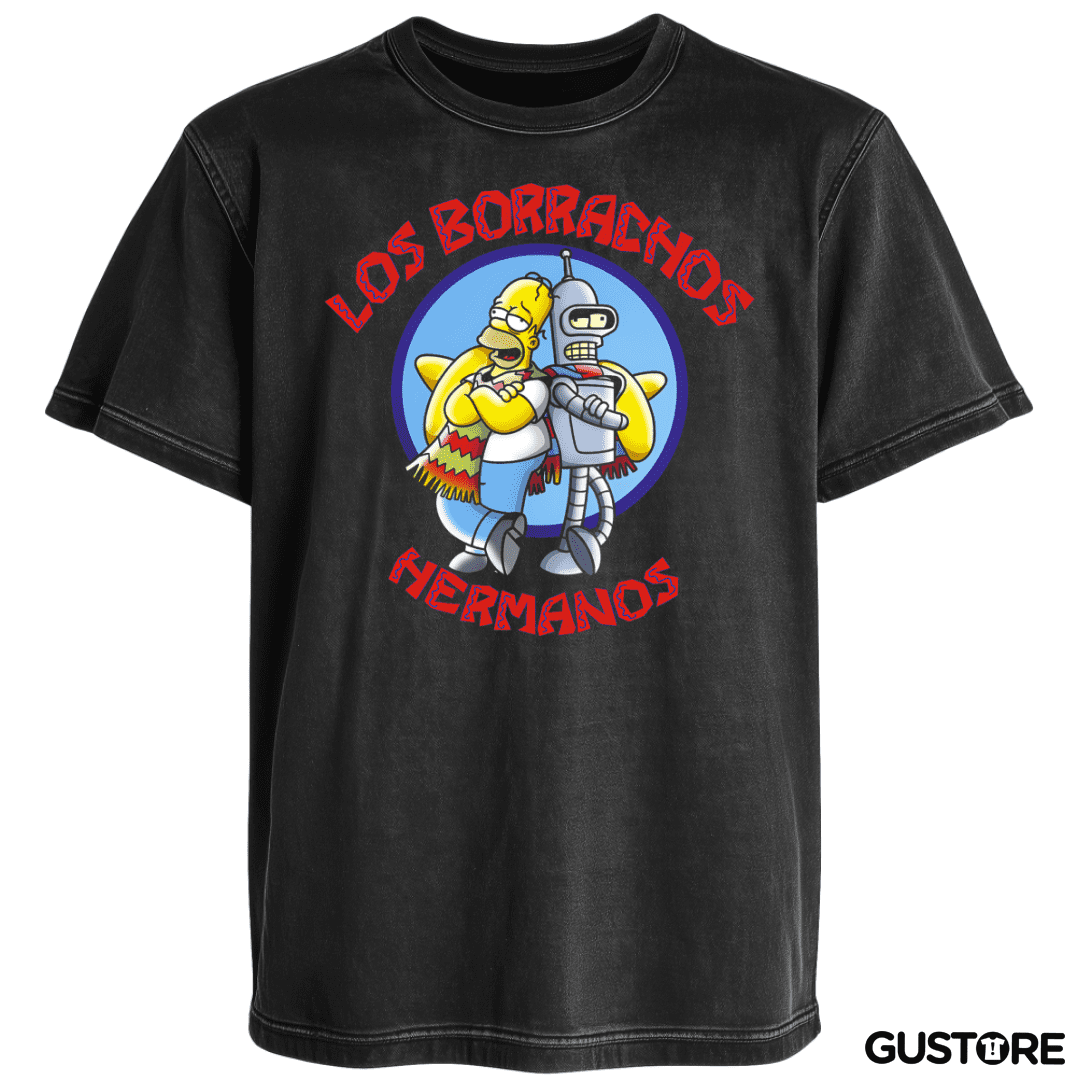 Polera desgastada Borrachos Hermanos