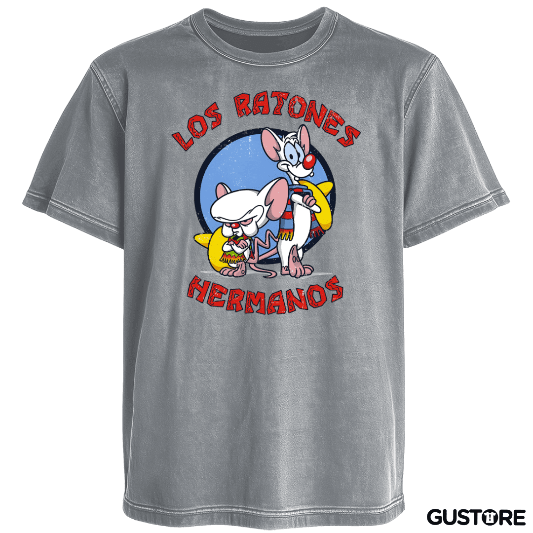 Polera desgastada Ratones Hermanos