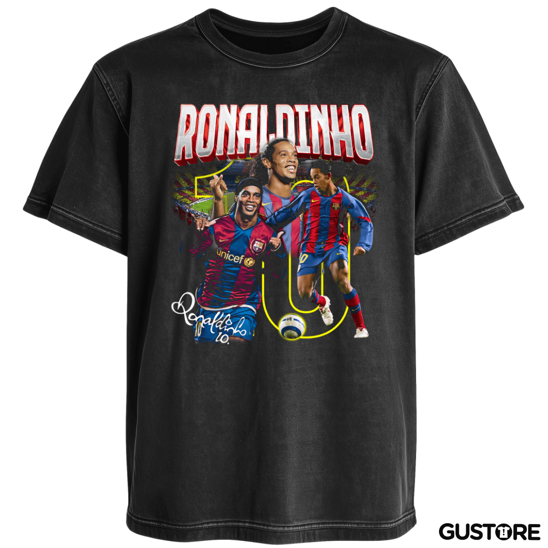 Polera desgastada Ronaldinho