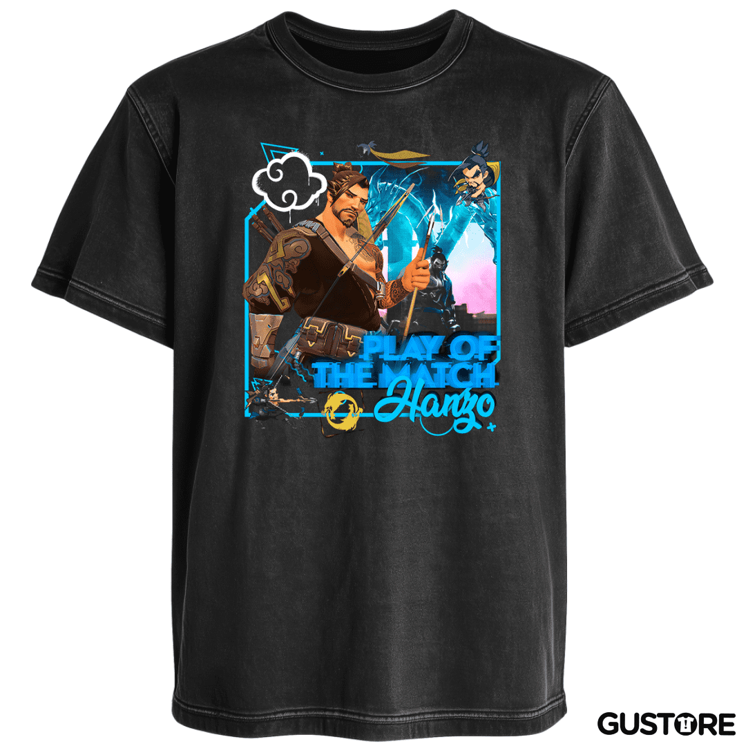 Polera desgastada Play of the match hanzo