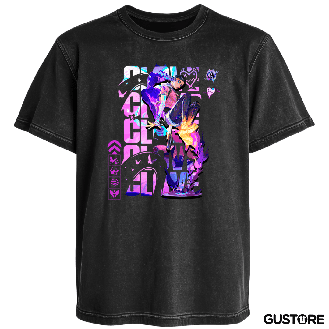 Polera desgastada Clove