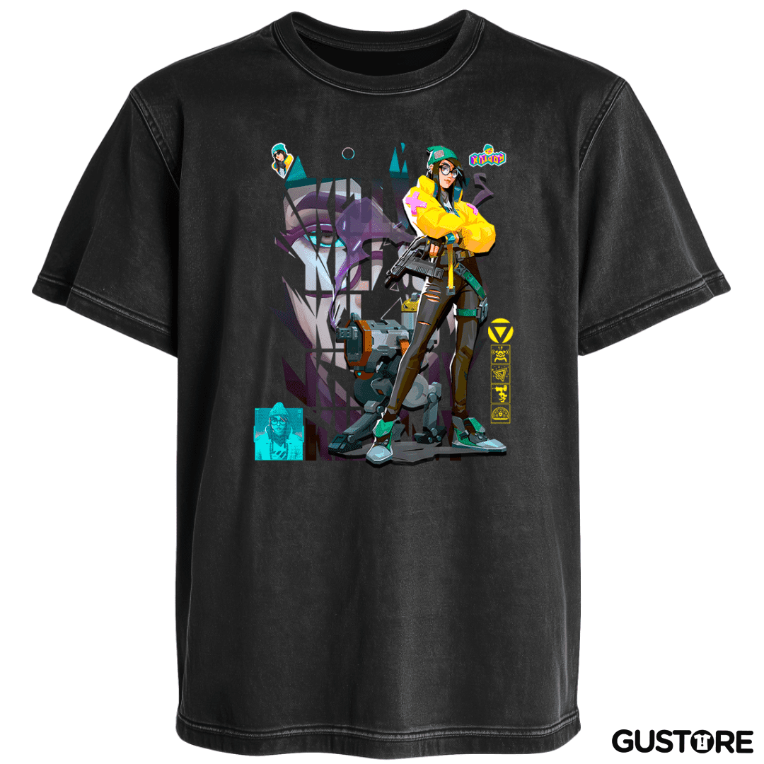 Polera desgastada Killjoy