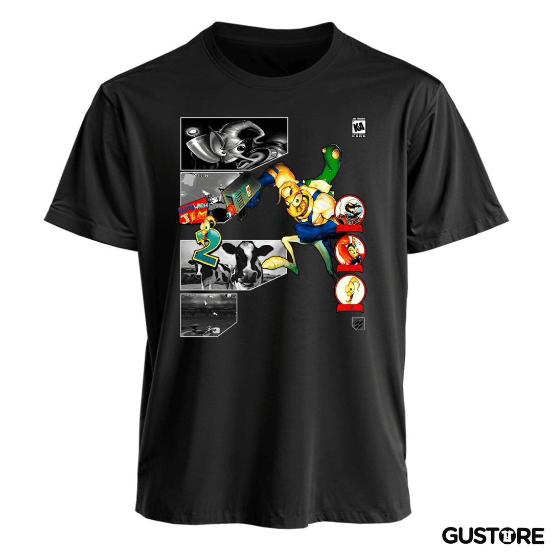 Polera Earthworm jim 2