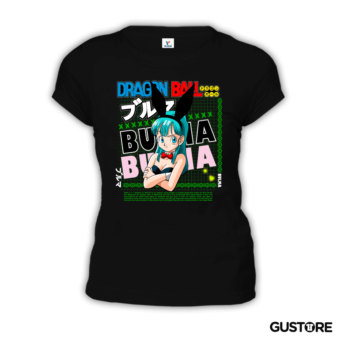 Polera de Mujer Bulma dragon ball