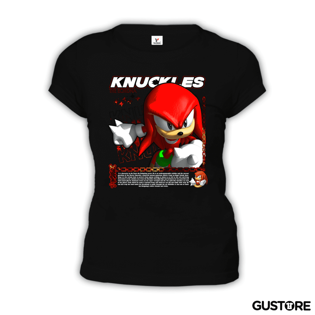 Polera de Mujer Knuckles the Echidna