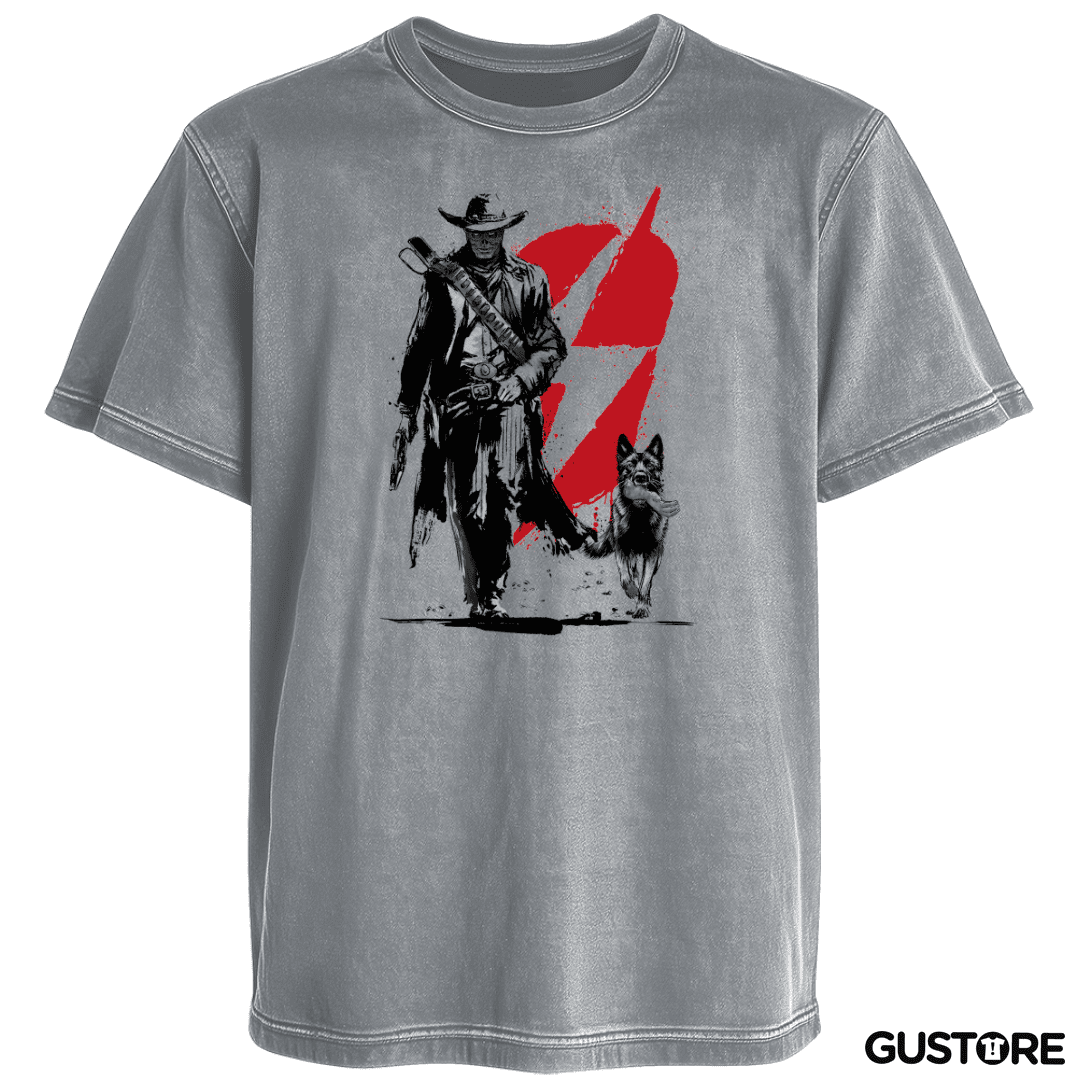 Polera desgastada El Necrófago