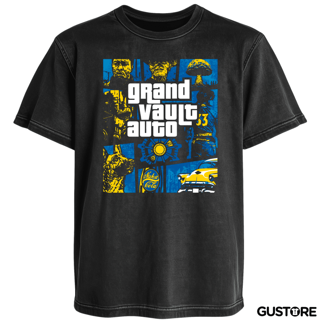 Polera desgastada Grand Vault Auto