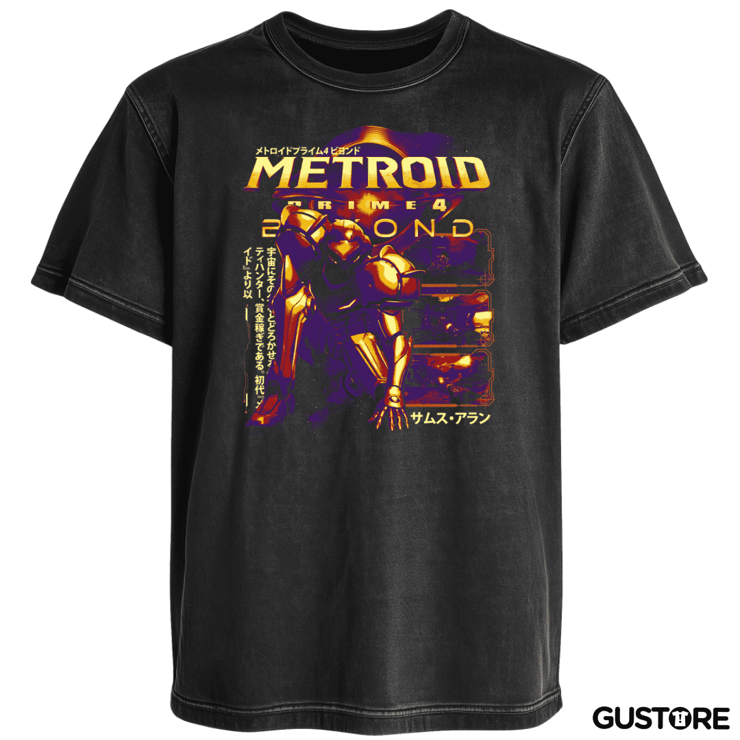 Polera desgastada METROID PRIME 4 