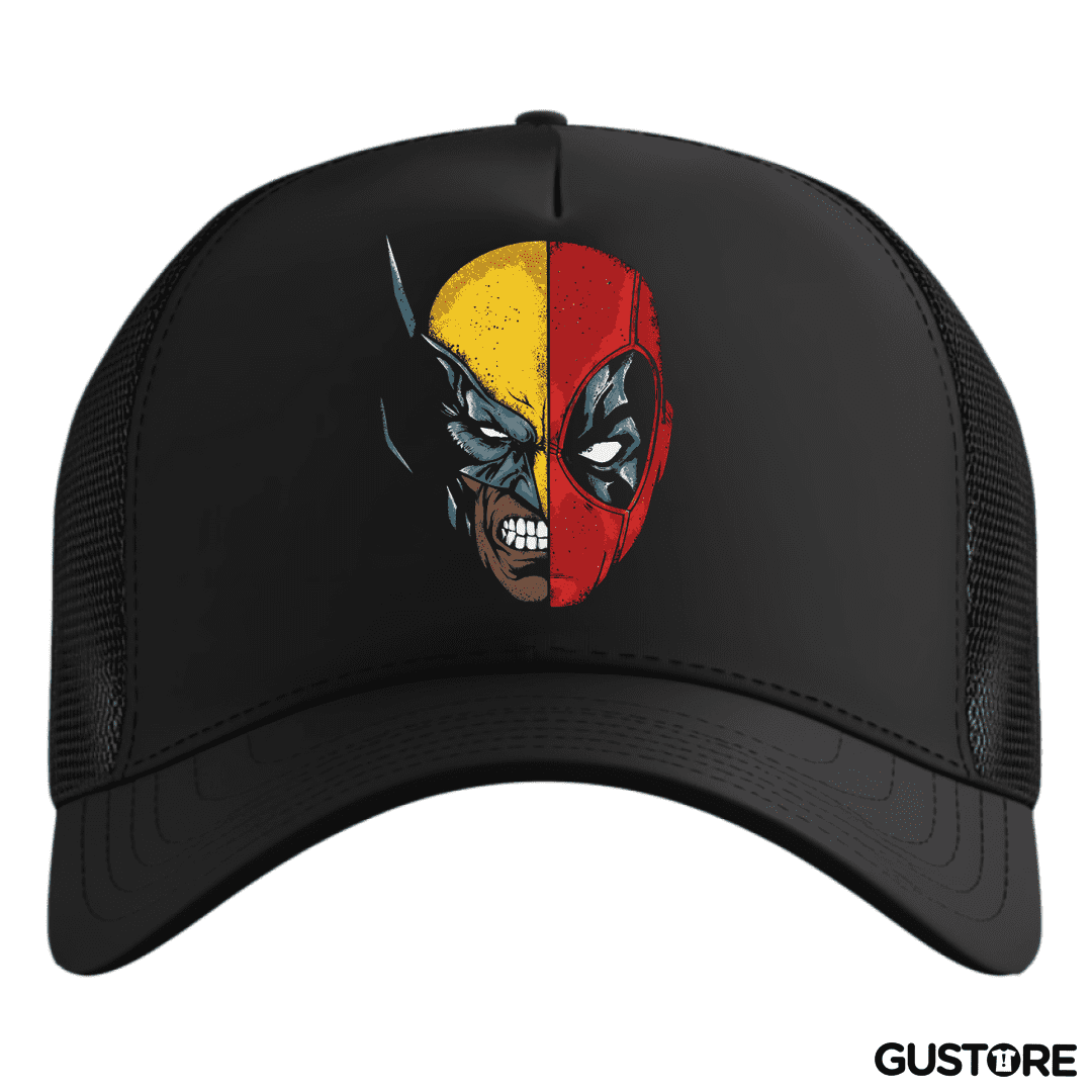 Gorro Deadpool Wolverine faces