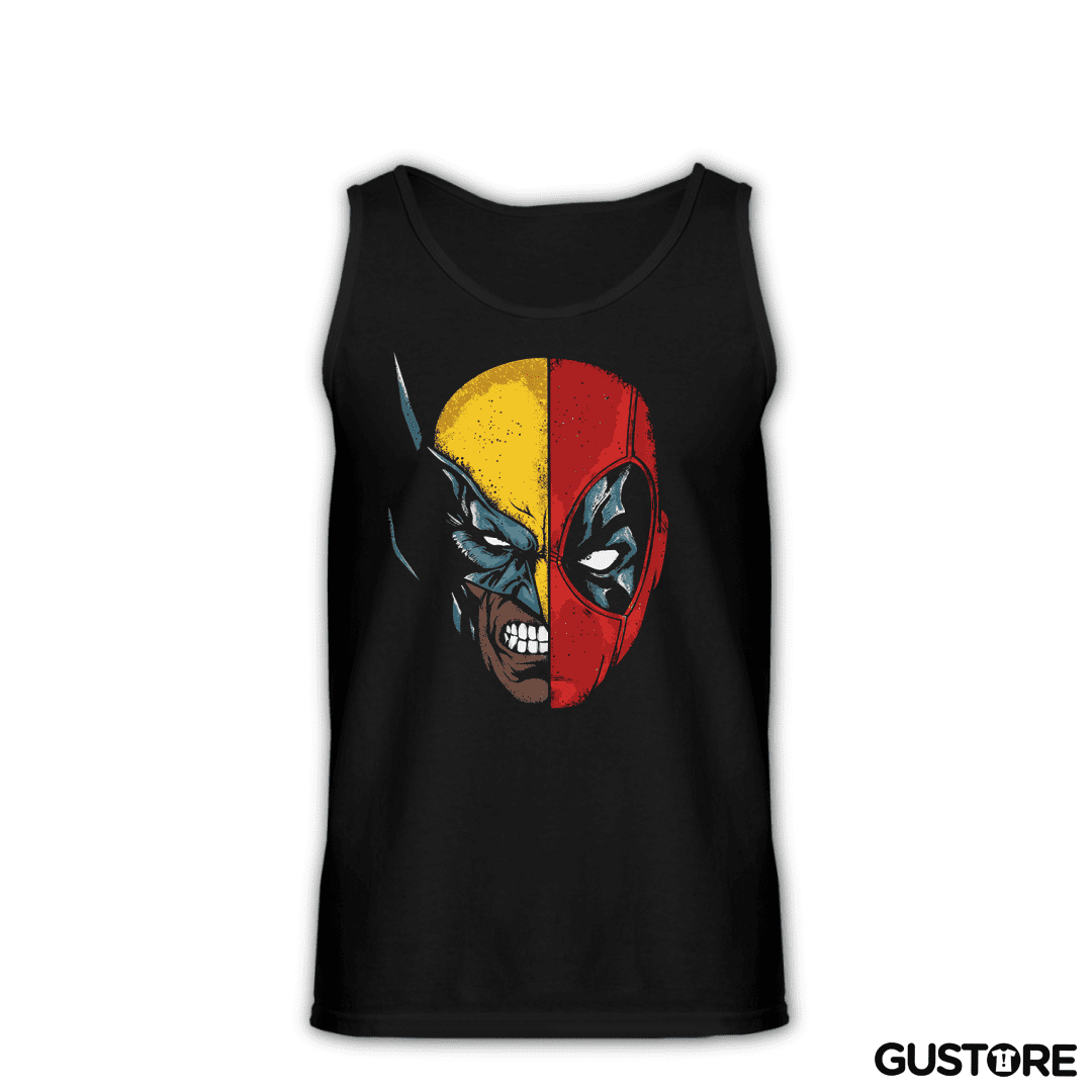 Sudadera Deadpool Wolverine faces