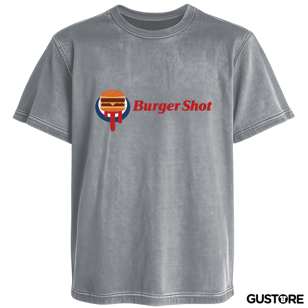 Polera desgastada Burger Shot
