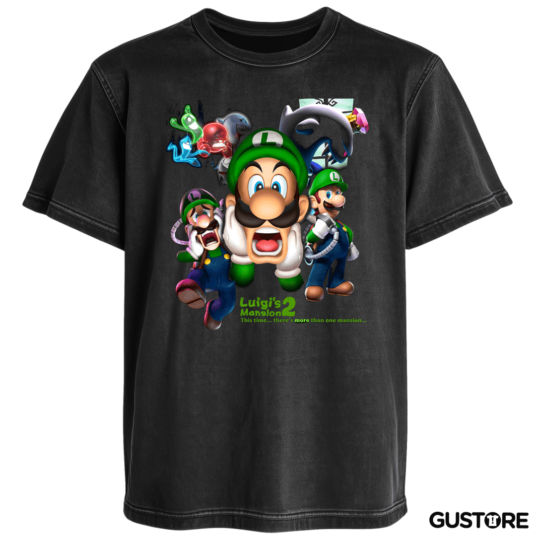 Polera desgastada Luigi Mansion