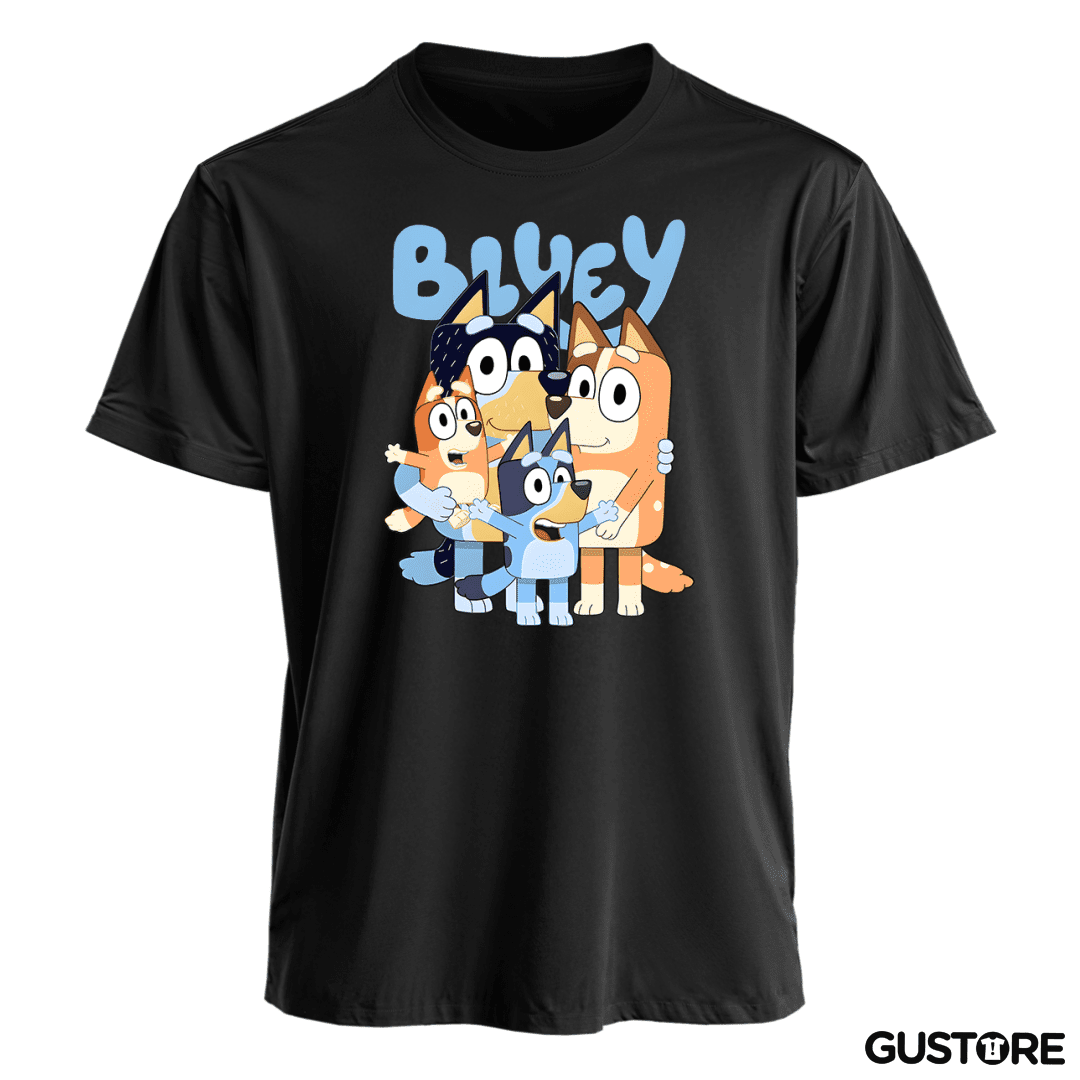 Polera Familia bluey