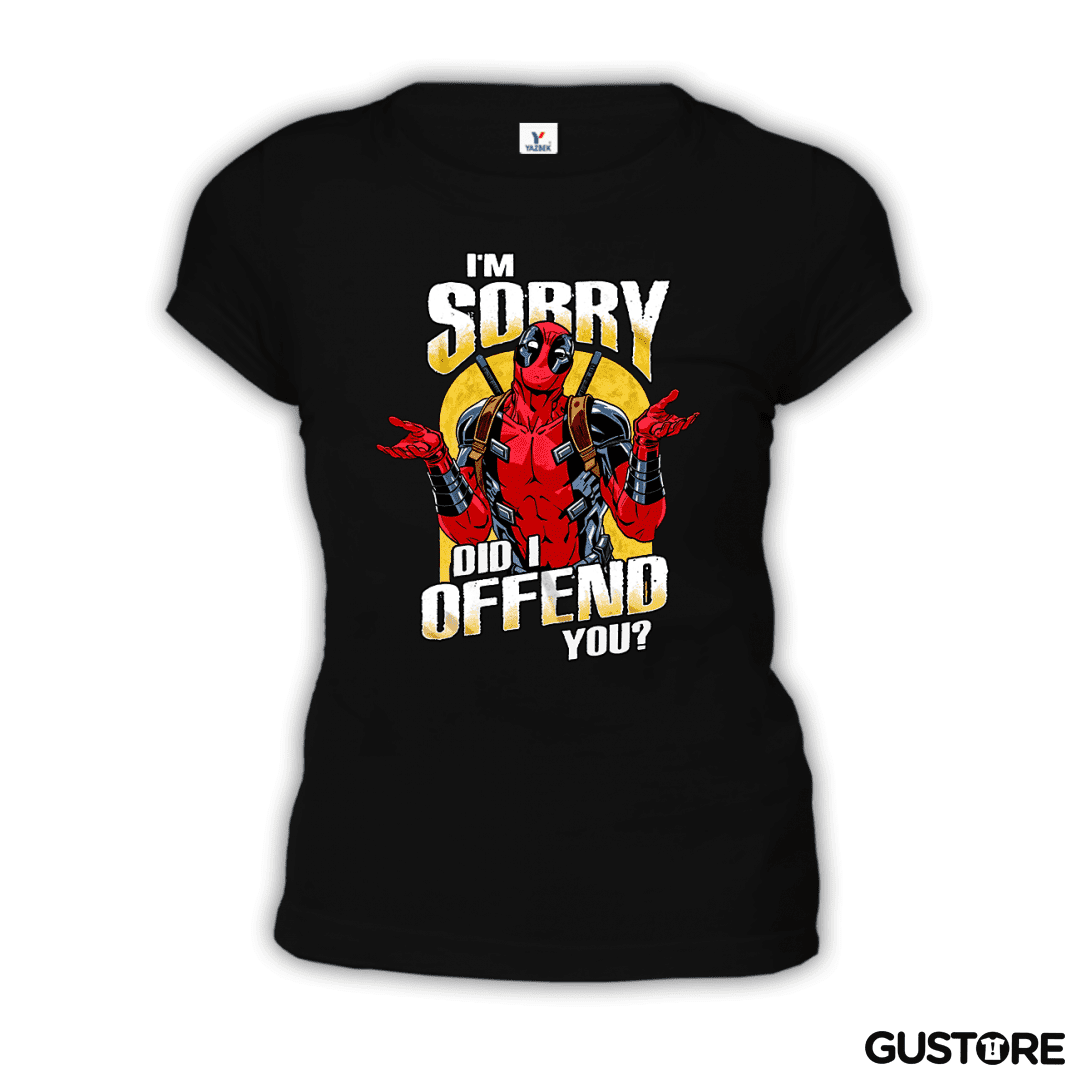 Polera de Mujer Deadpool offend you